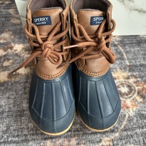 Sperry Kids Boots - Brown and Navy